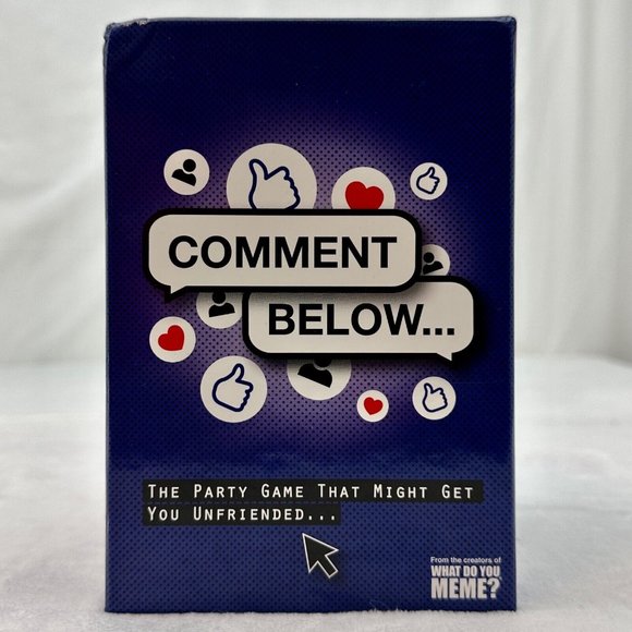 Comment Below Party Card Game from What Do You Meme 100% Complete - Picture 2 of 7